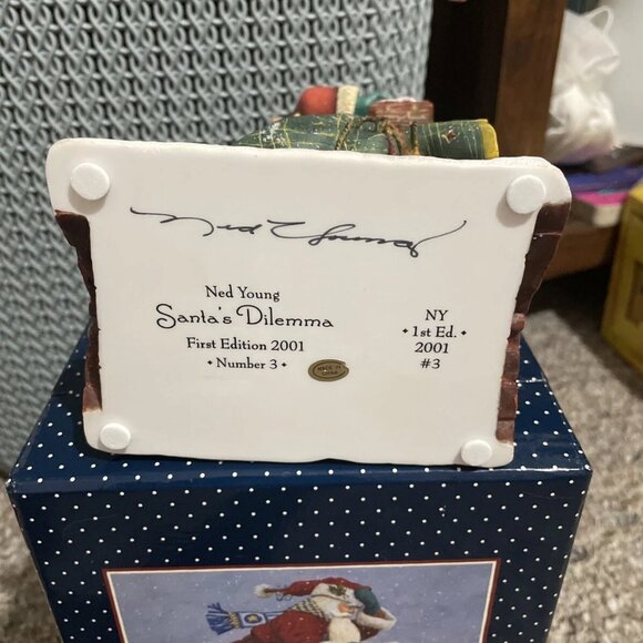 Lang & Wise Santa's Dilemma First Edition 2001 Number 3 , Ned Young (Signed) - Picture 6 of 10